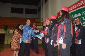 Penyerahan Bonus Pada Atlet